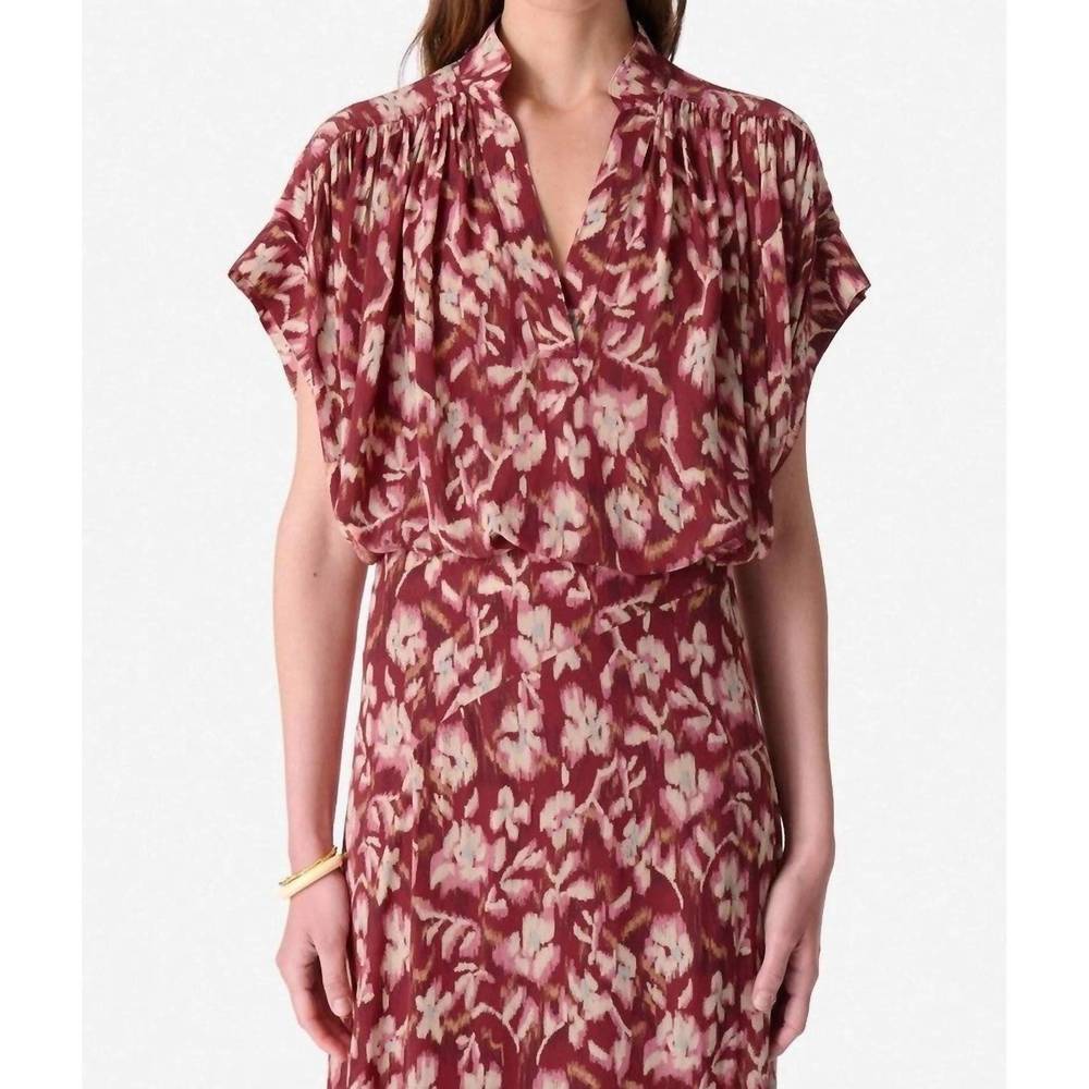 NEW VANESSABRUNO cory blouse in floral